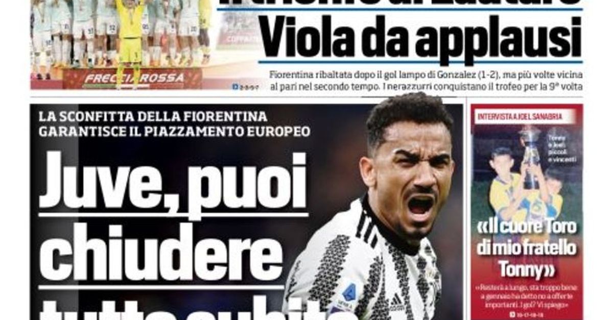 Edicola Ts Il Trionfo Di Lautaro Linter Si Tiene La Coppa Italia