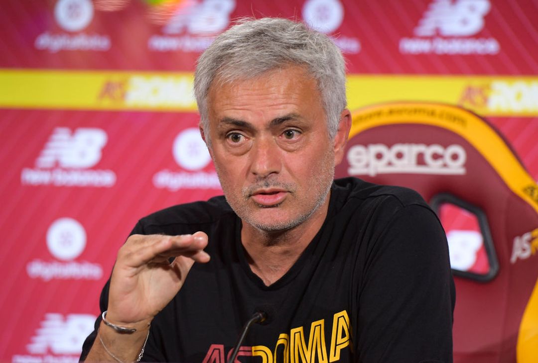 Roma Napoli La Conferenza Stampa Di Mourinho Foto Gallery