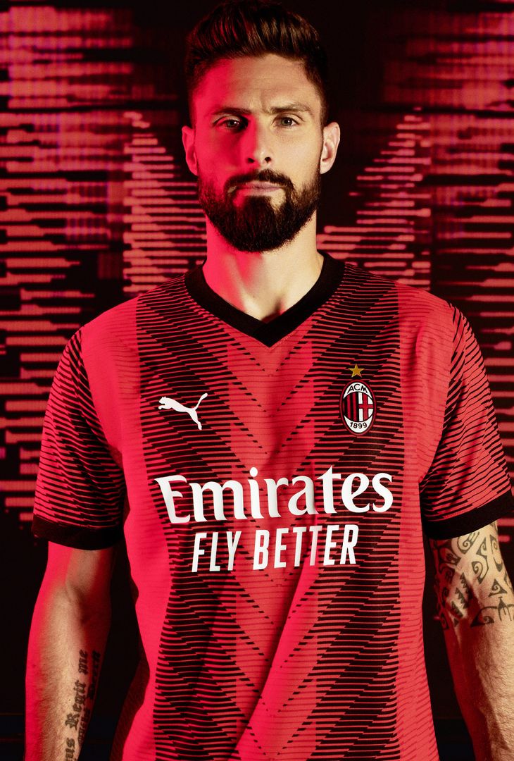 Puma E Ac Milan Lanciano La Nuova Prima Maglia Foto