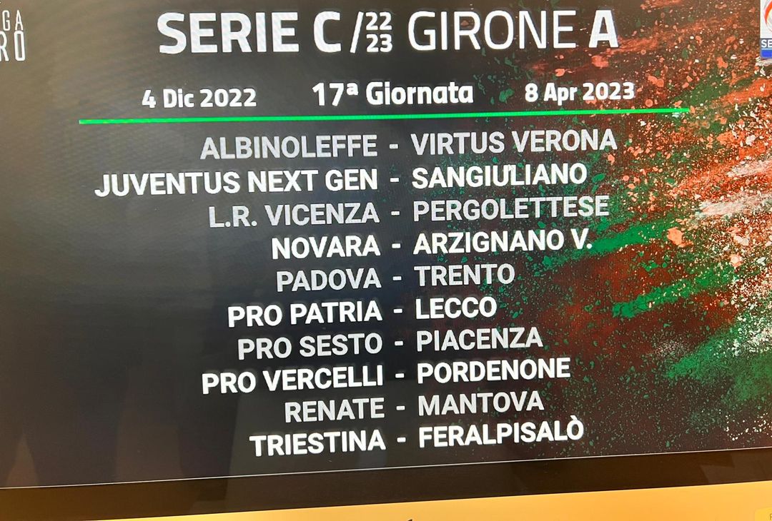 Serie C Girone A Il Calendario Completo Padova Sport