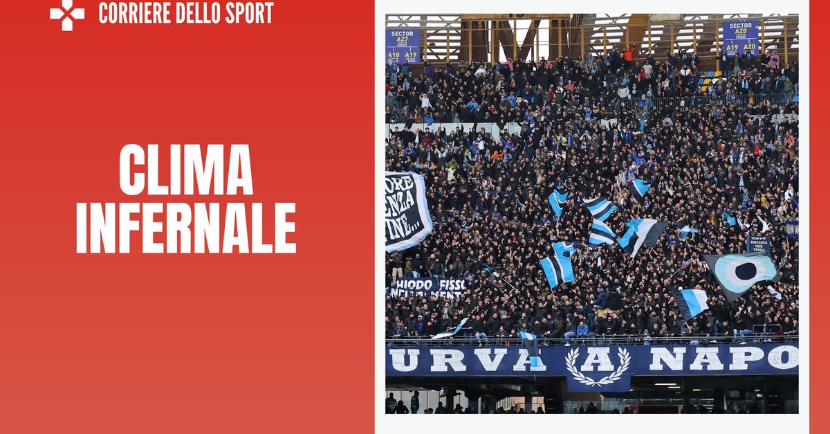 Napoli Milan La Carica Del Maradona Clima Infernale Pianeta Milan