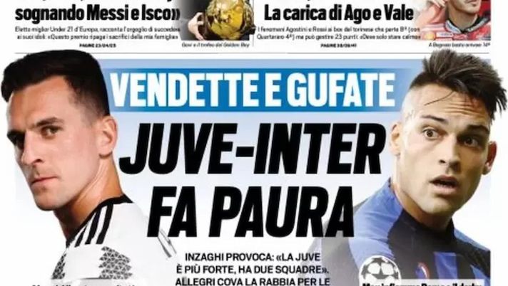 Edicola Ts Vendette E Gufate Juve Inter Fa Paura Fc Inter