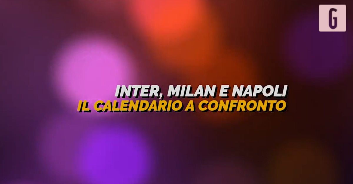 VIDEO Serie A Corsa Scudetto Il Calendario Di Milan Inter E Napoli A