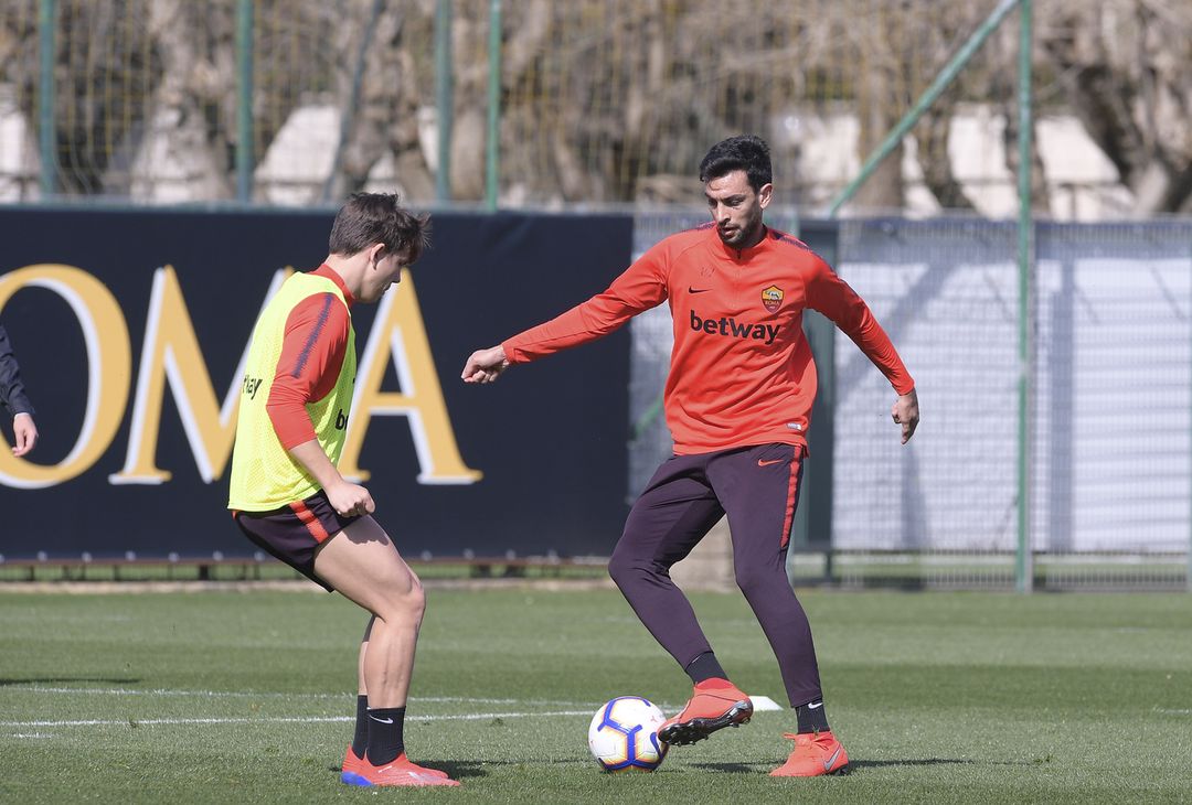 Trigoria Seduta Mattutina In Vista Del Derby FOTO GALLERY