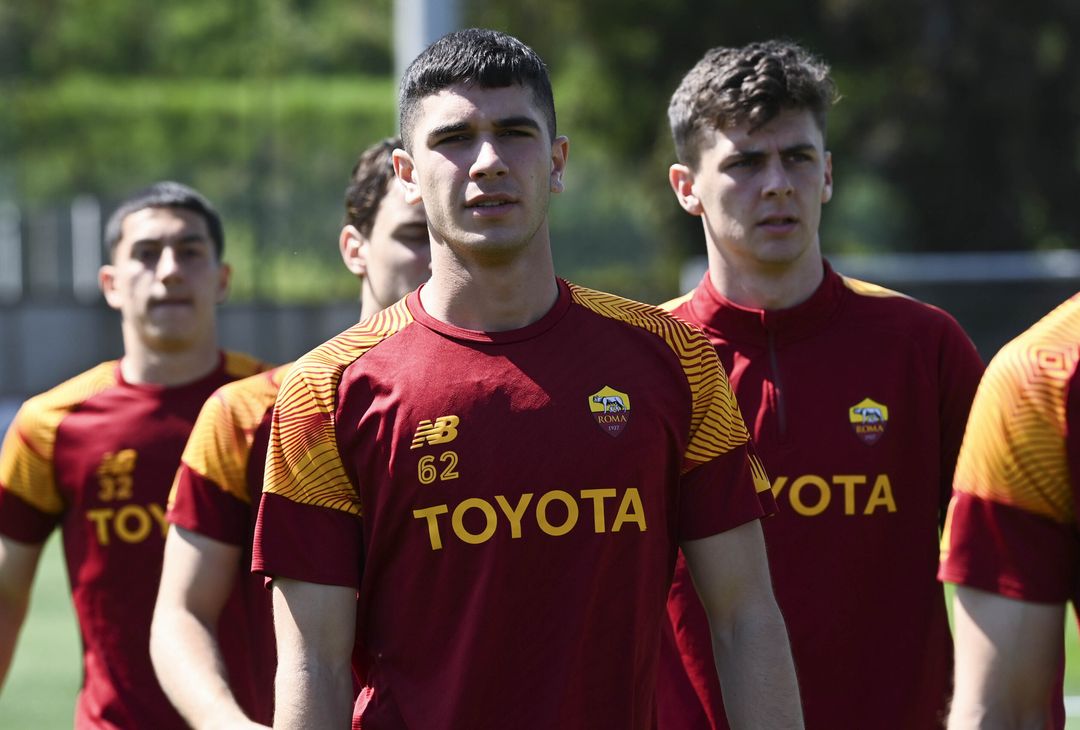 Trigoria Roma Al Lavoro In Vista Dellatalanta Foto Gallery