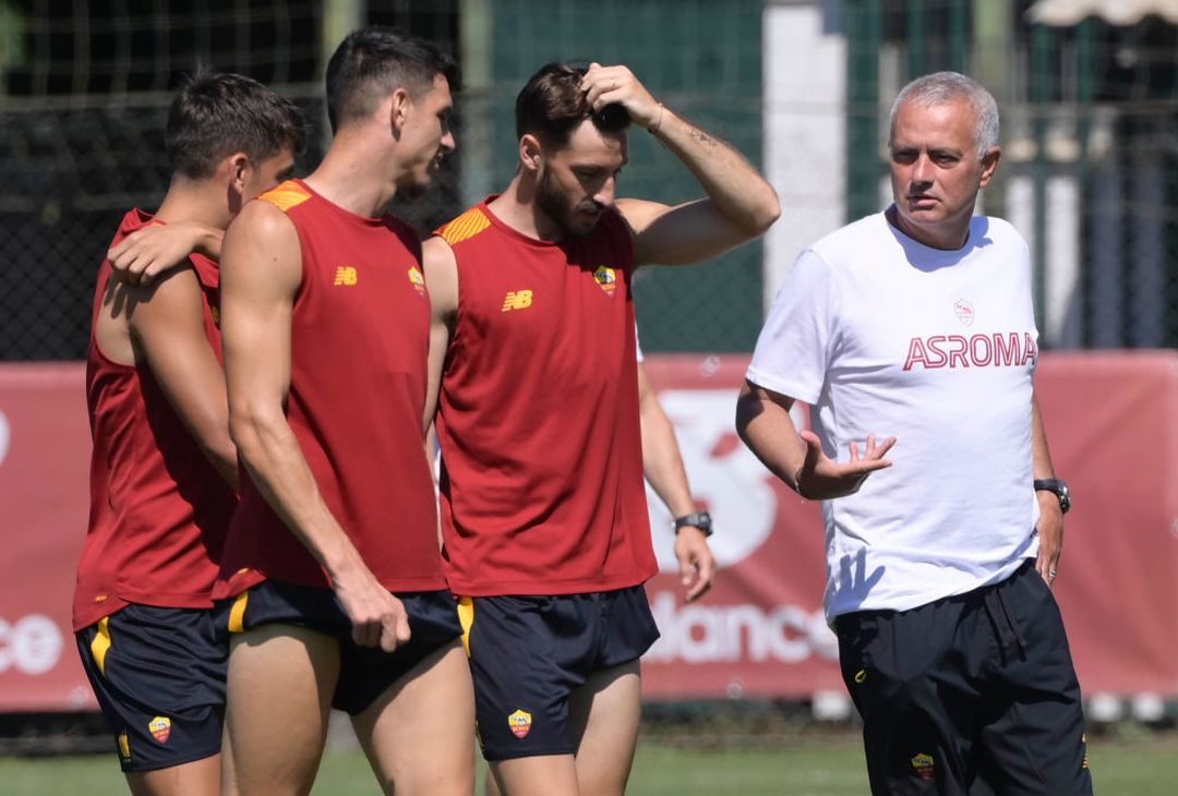 La Rifinitura Della Roma A Trigoria In Vista Della Salernitana FOTO