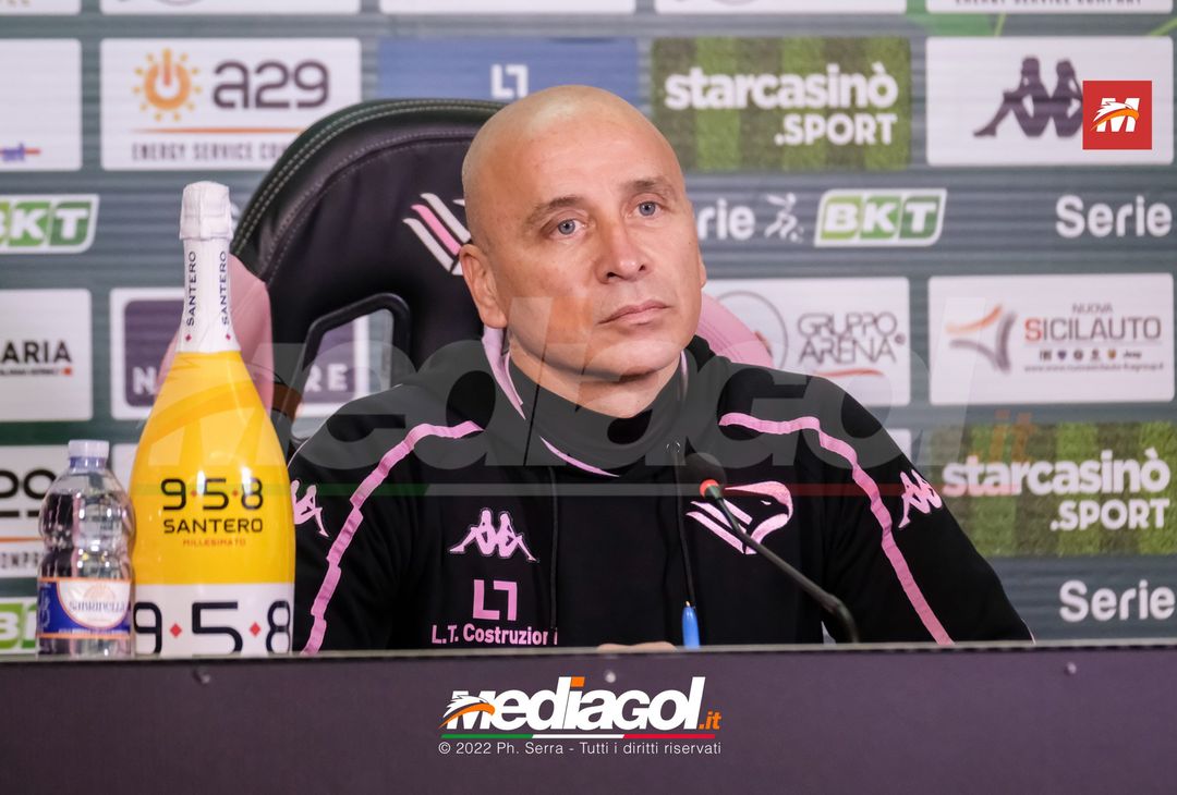 FOTO PALERMO Verso Il Como Mister Corini In Conferenza Stampa