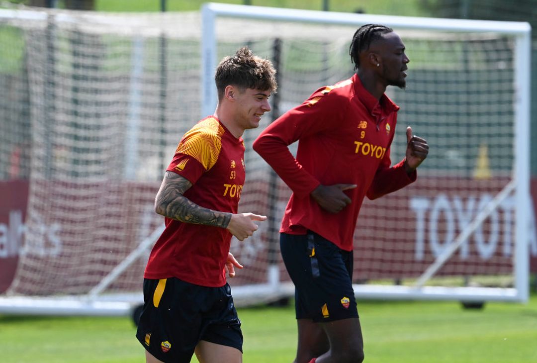 Lallenamento Della Roma Alla Vigilia Del Match Col Feyenoord FOTO