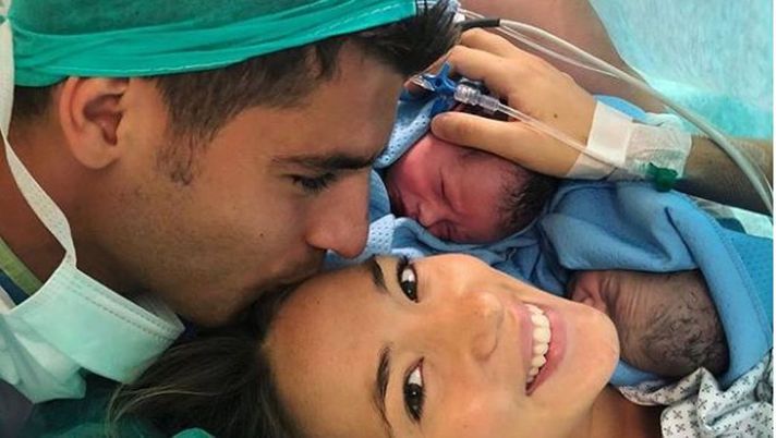 Morata è diventato papà la sua Alice Sono felice Grazie per essermi