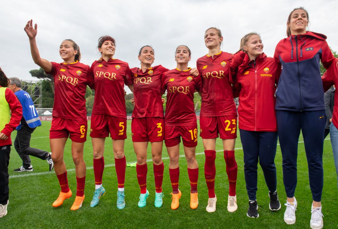 Roma Femminile Campione DItalia La Premiazione FOTO GALLERY