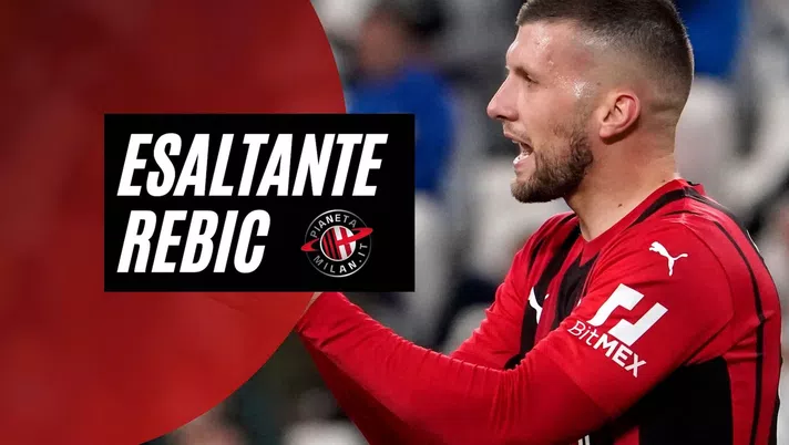 Ante Rebic (attaccante AC Milan) qui durante Juventus-Milan 1-1 (Serie A 2021-2022) | News (Getty Images)