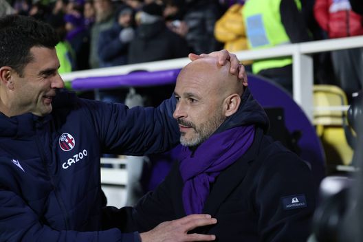 GERMOGLI PH: 5 FEBBRAIO 2023 FIRENZE STADIO ARTEMIO FRANCHI CAMPIONATO SERIE A FIORENTINA VS BOLOGNA ITALIANO E MOTTA Vincenzo Italiano