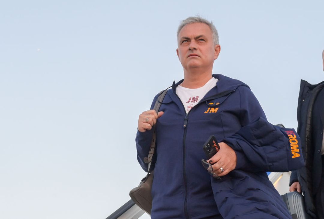 Roma, l’arrivo dei giallorossi in Portogallo – FOTO GALLERY- immagine 1