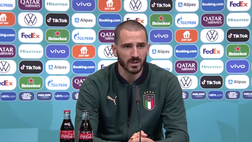 VIDEO Italia, la conferenza stampa di Bonucci e Mancini: risate e divertimento