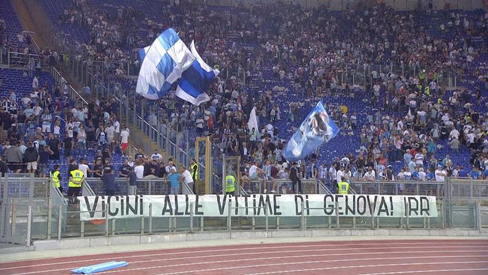 Genoa-Lazio: polemiche sulla collocazione dei tifosi 