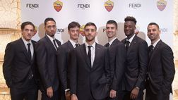 Da Pellegrini a Zaniolo: i giallorossi indossano i capi di Fendi – FOTO GALLERY