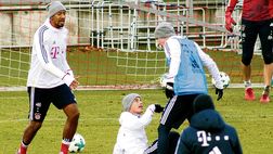 Bayern Monaco, Rudy a muso duro con James dopo un tackle: rissa sfiorata