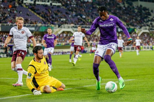 GERMOGLI PH: 13 OTTOBRE 2022 FIRENZE STADIO ARTEMIO FRANCHI CONFERENCE LEAGUE FIORENTINA VS HEARTS NELLA FOTO KOUAME' Il bello delle similitudini- immagine 3