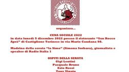 Torna la cena sociale organizzata dal Toro Club Gassino: diversi gli ospiti