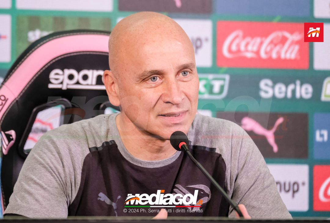 FOTO PALERMO, verso il Brescia: Eugenio Corini in conferenza stampa (GALLERY) - immagine 9
