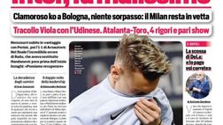 Prima Pagina, Corriere dello Sport: “Inter, fa malissimo. Carica Mourinho”