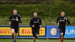 Verso Inter-Atalanta, allenamento mattutino per i nerazzurri: partitella e lavoro tattico