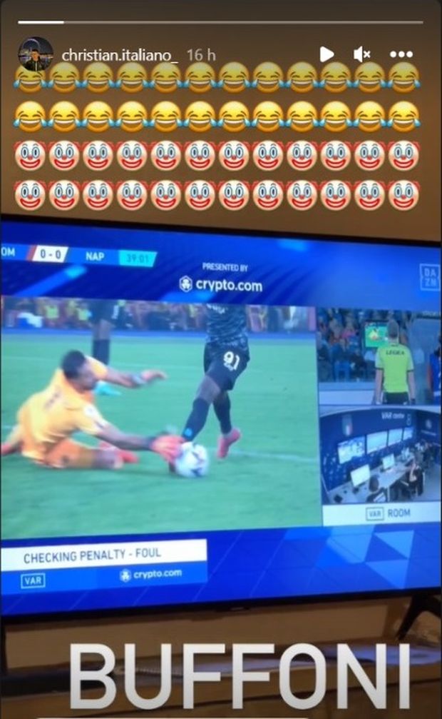 Il figlio di Italiano sbotta sui social: “Buffoni”- immagine 2