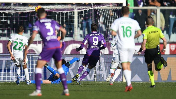 Fiorentina-Sassuolo Vlahovic