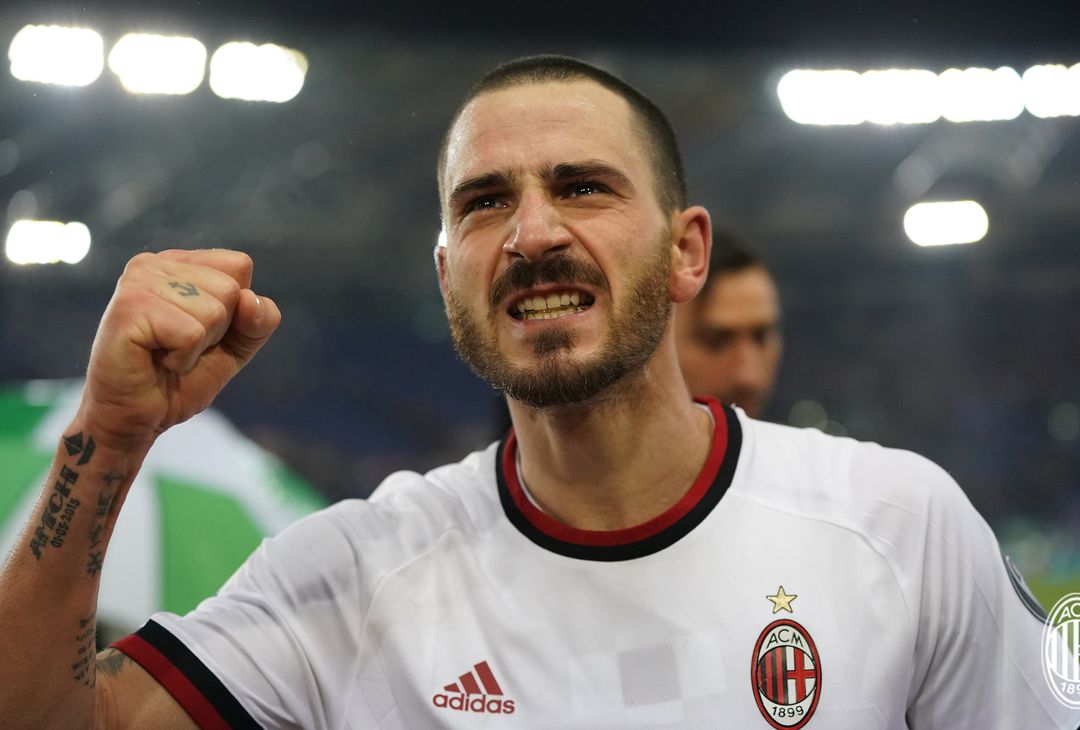  Leonardo Bonucci al termine di Roma-Milan (credits: acmilan.com) 