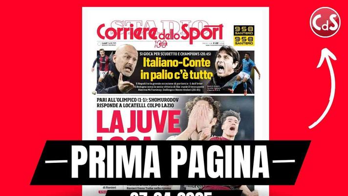 Prima Pagina Corriere dello Sport 07-04-2025 Prima Pagina Corriere dello Sport 07-04-2025