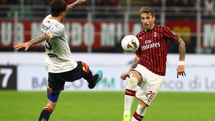 Lucas Biglia in Milan-Lecce, Getty Images 