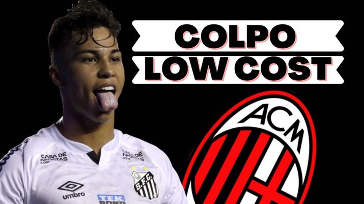 Kaio Jorge (attaccante Santos), obiettivo di calciomercato del Milan | AC Milan News (Getty Images) 