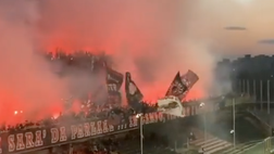 Foggia, in curva si intona Battisti e sale l’entusiasmo