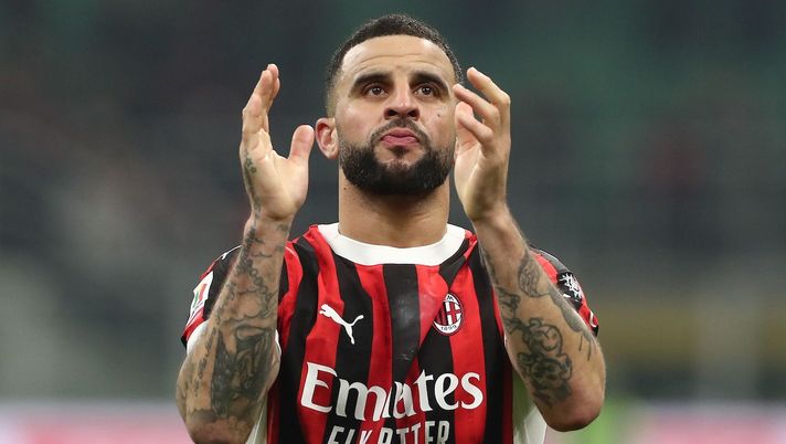 Kyle Walker AC Milan Milan-Roma 3-1 Coppa Italia 2024-2025