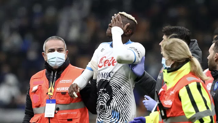 Victor Osimhen SSC Napoli Inter-Napoli Serie A 2021-2022