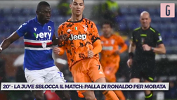 VIDEO Sampdoria-Juventus, Pirlo di slancio su Ranieri: gol di Chiesa e raddoppio di Ramsey, sorpasso bianconero sulla Roma. Guarda le immagini del match
