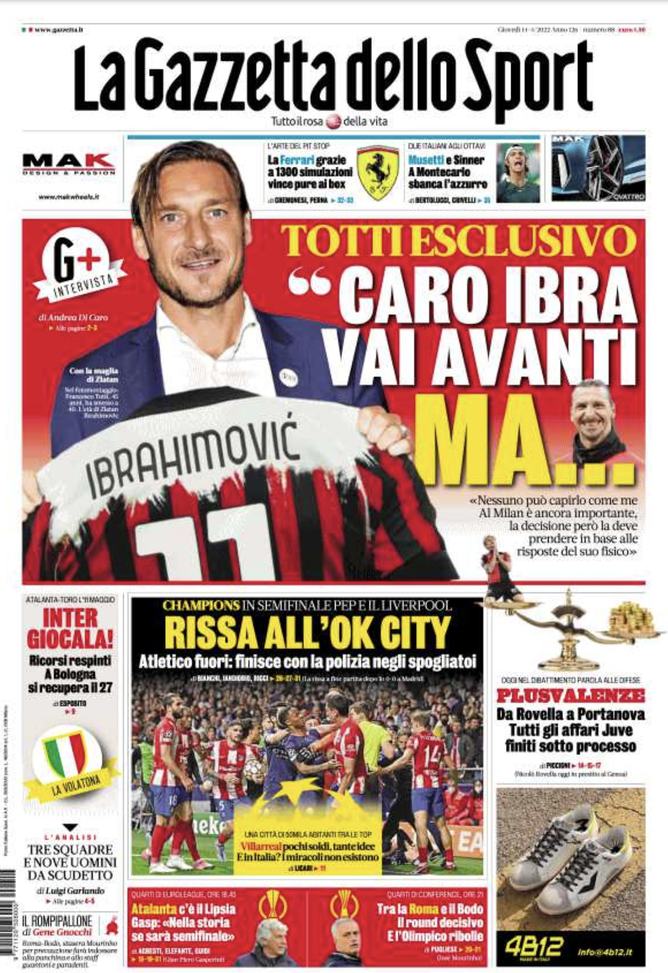 prima pagina