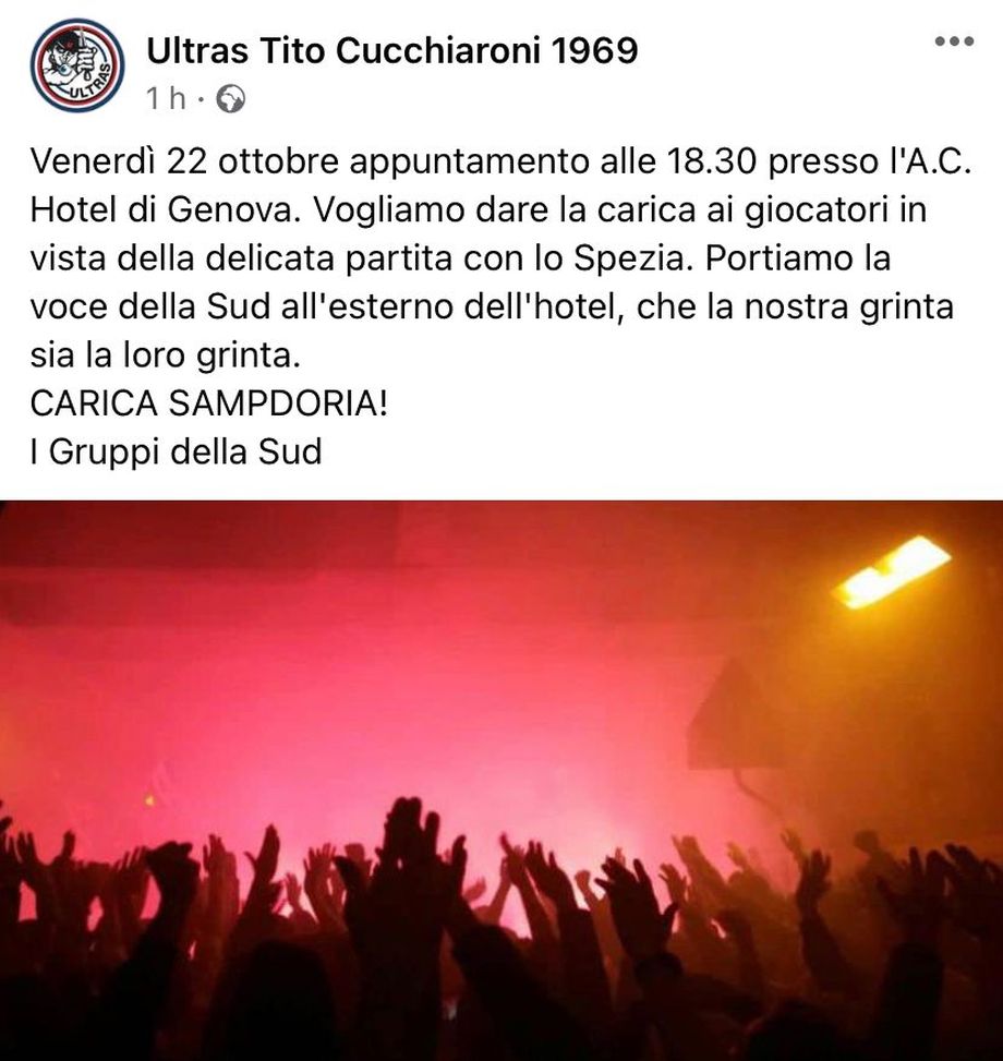 Derby ligure come col Genoa: carica ultras Samp davanti all’albergo del ritiro- immagine 2