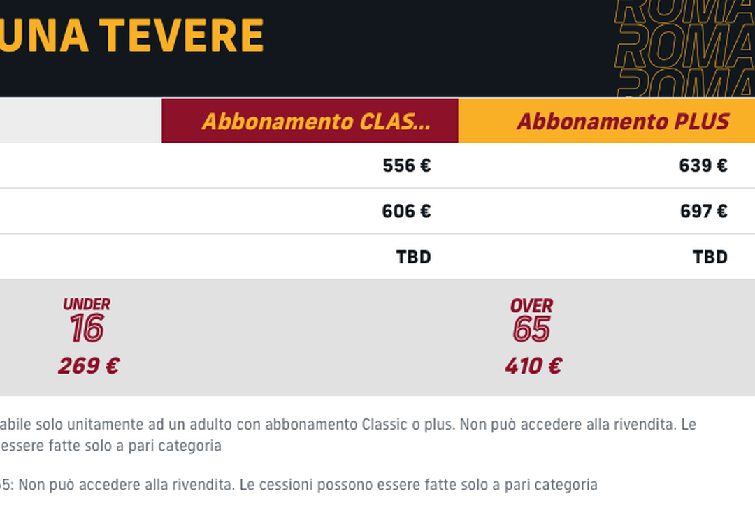 Abbonamenti Roma 2022/23 prezzi – GALLERY - immagine 5