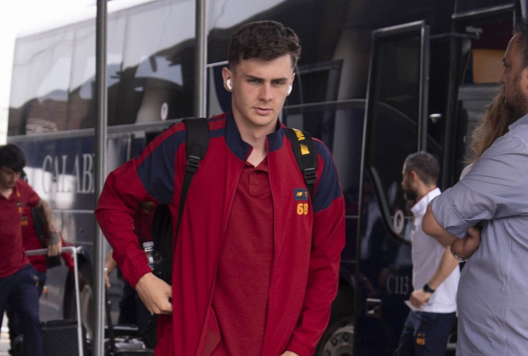 La Roma in partenza verso Firenze – FOTO GALLERY - immagine 36