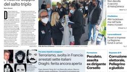 Prima Pagina, Giornale di Sicilia: “Arancione con vista sul giallo. Non decolla il vaccino di AstraZeneca. Corruzione elettorale, Pellegrino a giudizio”