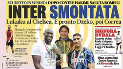 Prima Pagina, La Gazzetta dello Sport: “Inter smontata. Giù le mani dai nostri ori”