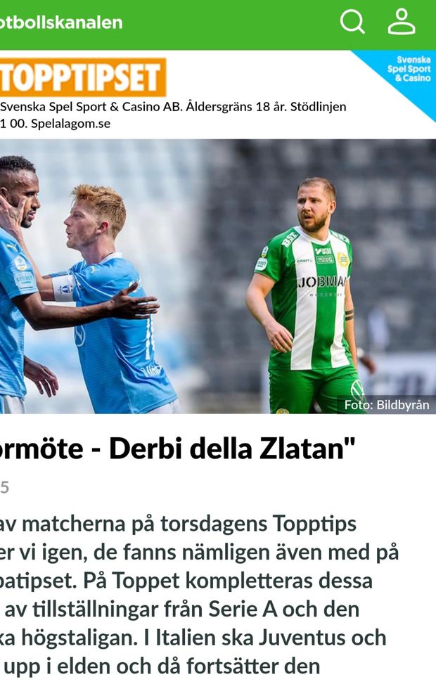 I siti svedesi nel giorno di Malmo FF-Hammarby I siti svedesi nel giorno di Malmo FF-Hammarby