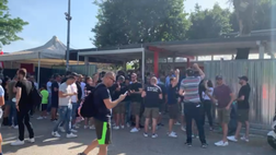 VIDEO Padova-Palermo, gemellaggio all’Euganeo: tifosi cantano insieme verso la finale