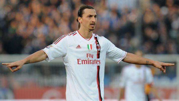 Zlatan Ibrahimovic, qui con la maglia del Milan nel 2012 (credits: GETTY Images) 