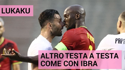 VIDEO Lukaku, altro testa a testa dopo Ibra: scintille con Tzavellas. Le immagini