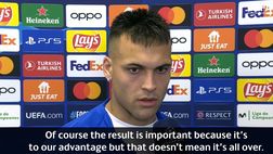 Lautaro: “1-0 ci dà vantaggio ma non è finita. Ora testa al campionato, poi…”