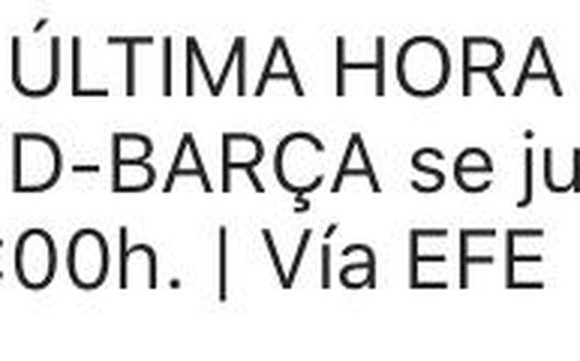 1' marzo, il prossimo appuntamento con el Clasico di Spagna 1' marzo, il prossimo appuntamento con el Clasico di Spagna