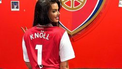 Arsenal-City, tra gli spettatori anche Ivana Knoll: “Forza Gunners”