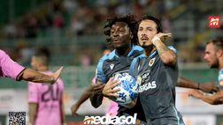 Palermo-Reggiana, Sonny D’Angelo segna ed esulta in maniera polemica